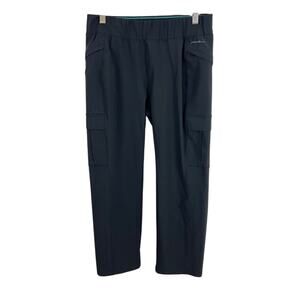 Eddie Bauer Crop Pants Cargo Pocket Black Women Size 6